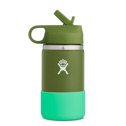 Hydro Flask Wide Mouth Bottle 12oz Kids' in Olive